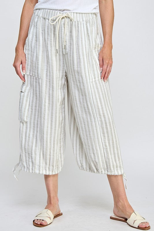 PREMIUM LINE | COTTON GAUZE CULOTTE PANTS