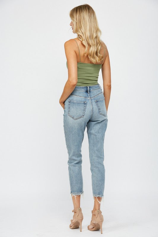 BY MICA DENIM | HIGH RISE MOM JEANS