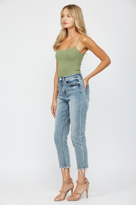 BY MICA DENIM | HIGH RISE MOM JEANS