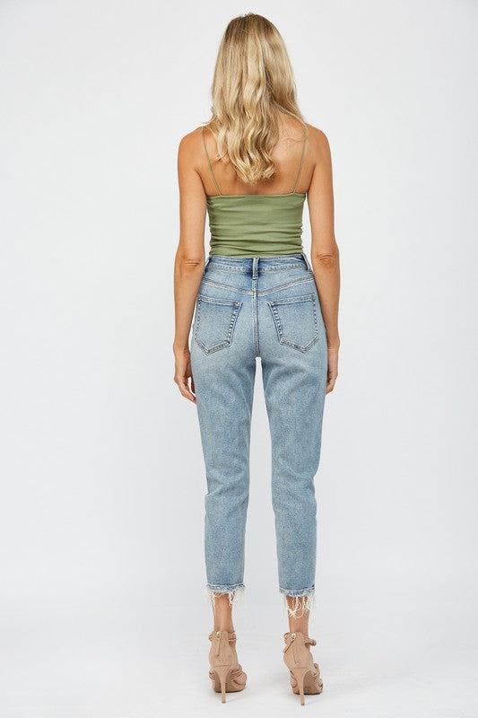 BY MICA DENIM | HIGH RISE MOM JEANS