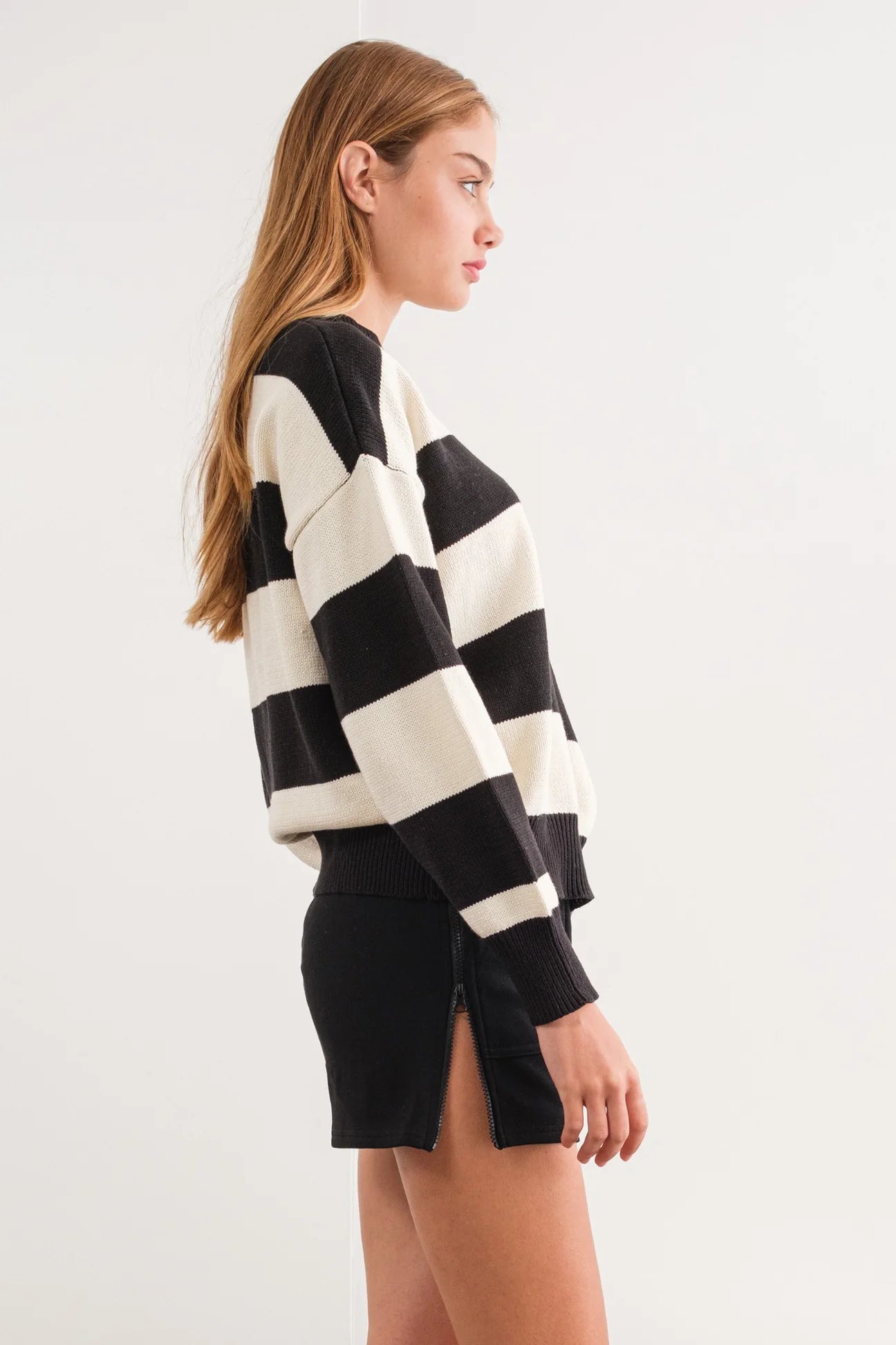 LEILANI STRIPED SWEATER