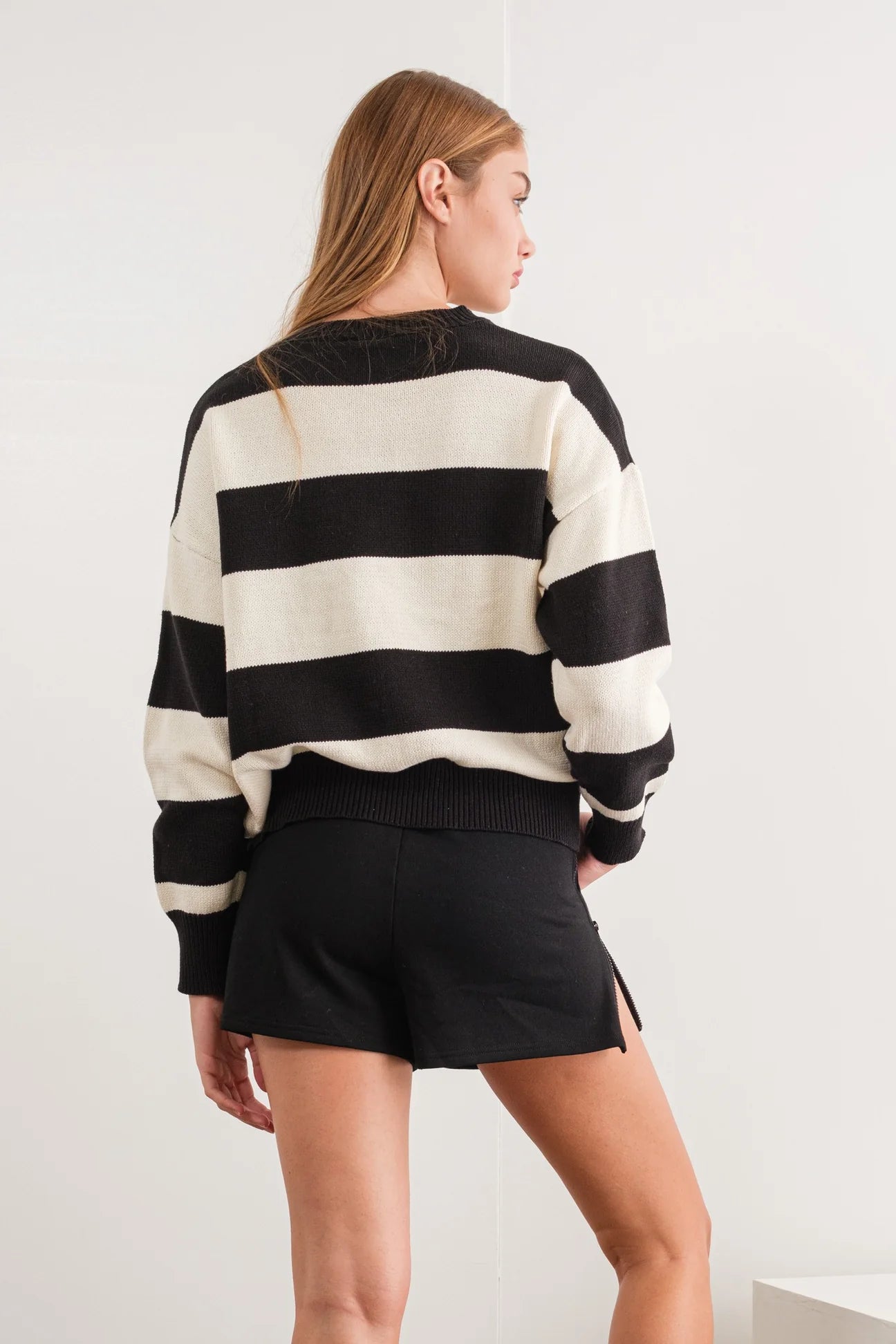 LEILANI STRIPED SWEATER