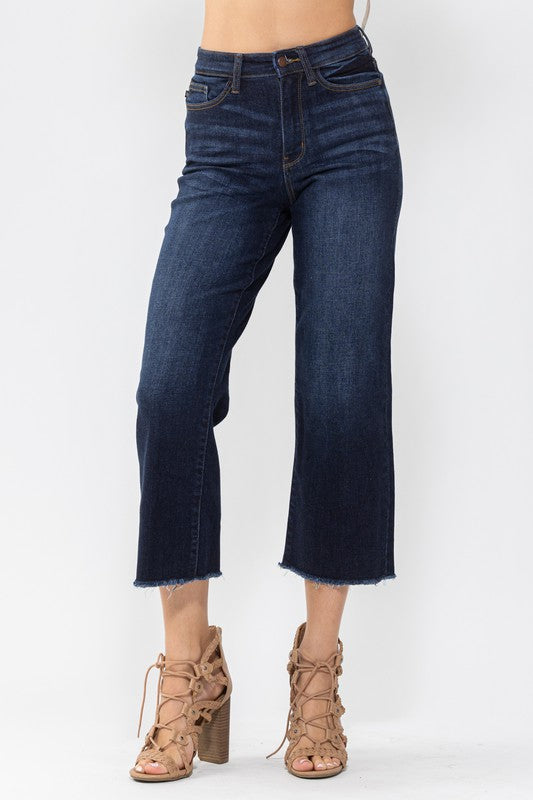 JUDY BLUE WIDE LEG JEANS