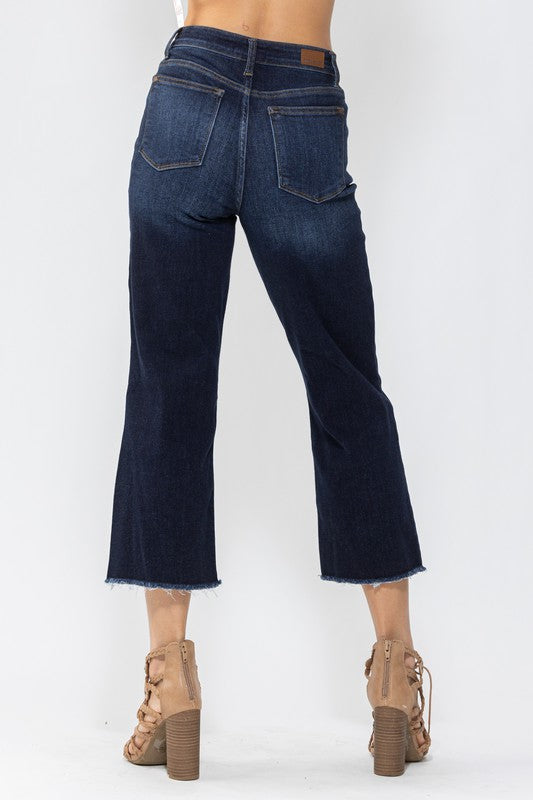 JUDY BLUE WIDE LEG JEANS