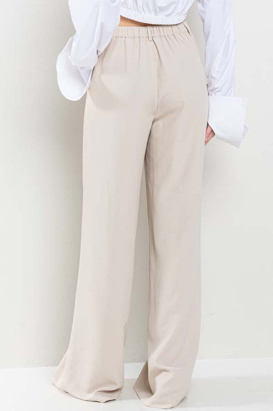 WIDE LEG PANTS - 2 COLORS