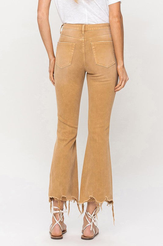 VINTAGE HIGH RISE CROP FLARE JEAN