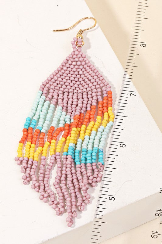 GOODVIBES SEED BEAD EARRINGS