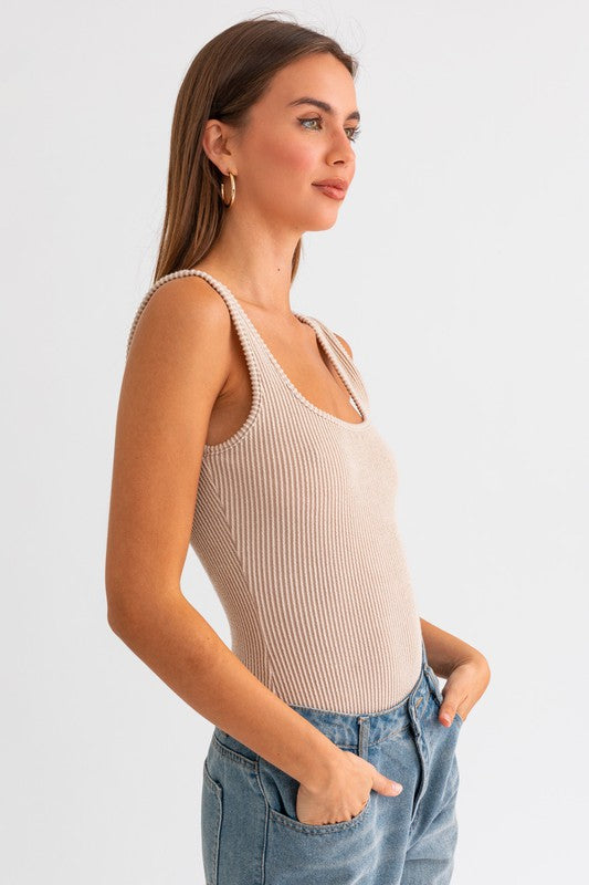 RIB KNIT BODYSUIT