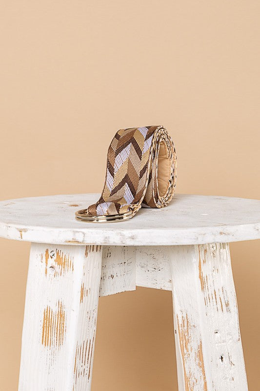 CHEVRON PATTERN BELT - BY POL