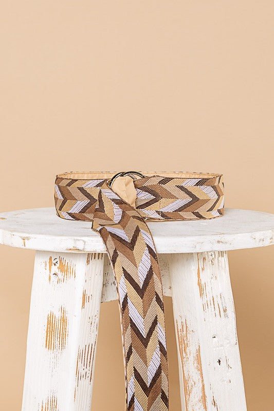 CHEVRON PATTERN BELT - BY POL