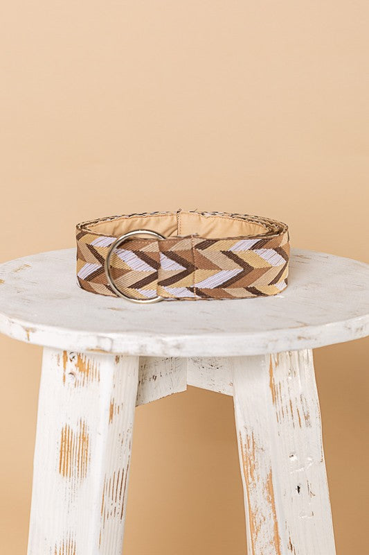 CHEVRON PATTERN BELT - BY POL