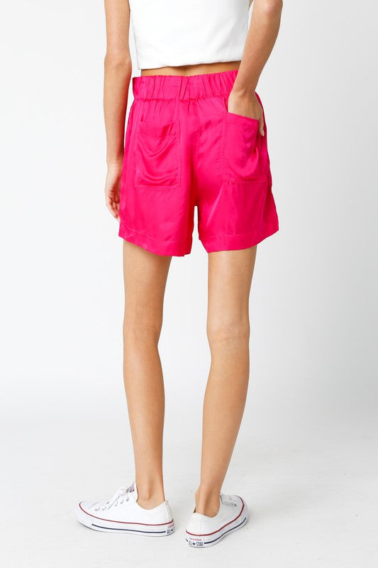 SHILOH SATIN SHORTS