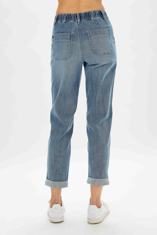 JUDY BLUE AIRPLANE MODE HIGH RISE JOGGERS