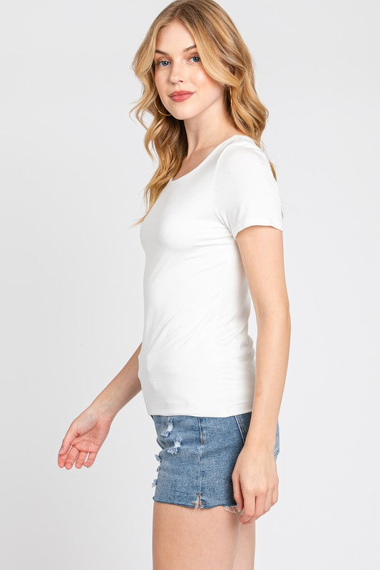 DOUBLE LAYERED TOP - WHITE