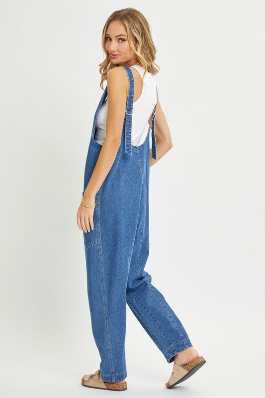 DENIM OVERALL JUMPSUIT