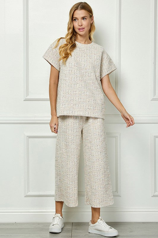 BOUCLE TEXTURED TOP