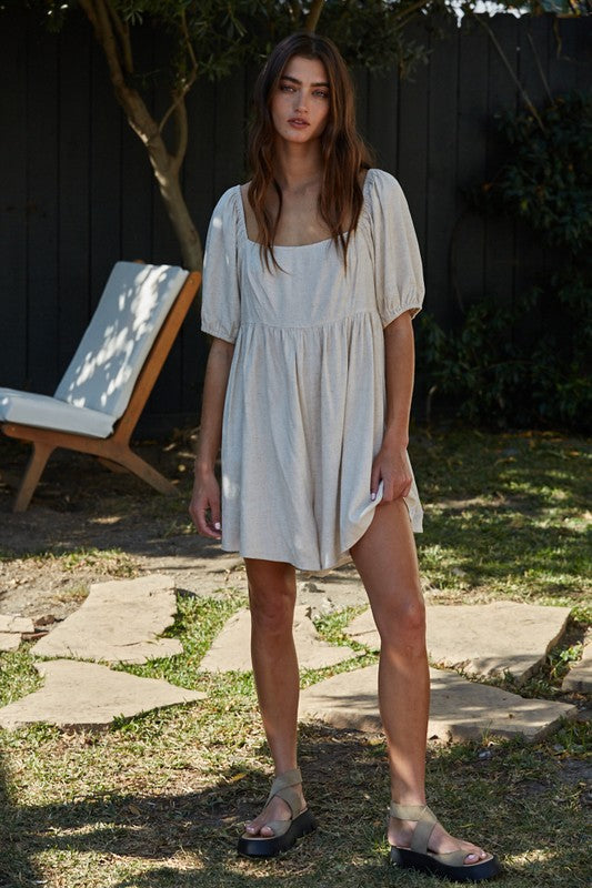 By Together | LINEN JEANNIE ROMPER