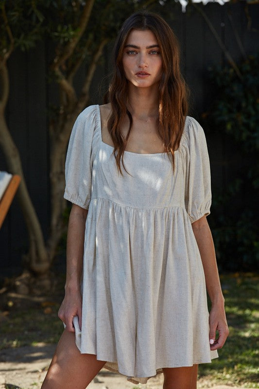 By Together | LINEN JEANNIE ROMPER