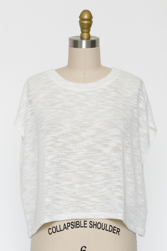 ROUND NECK BOXY TOP | RESTOCKED