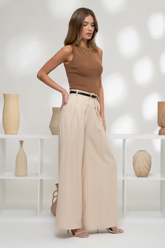 NEW COLOR | SLEEVELESS ROUND NECK SWEATER KNIT TOP