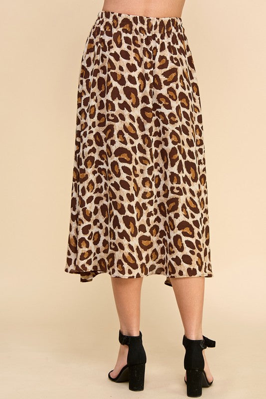 ANIMAL PRINT SKIRT