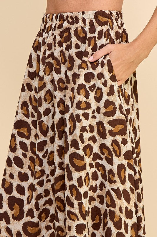 ANIMAL PRINT SKIRT