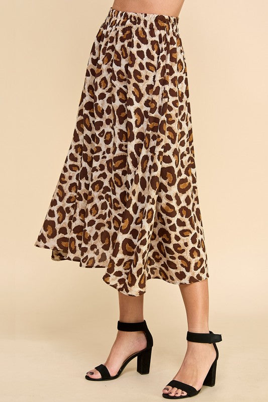 ANIMAL PRINT SKIRT