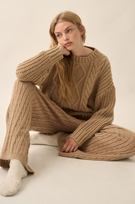 PREMIUM LINE | CABLE KNIT SWEATER