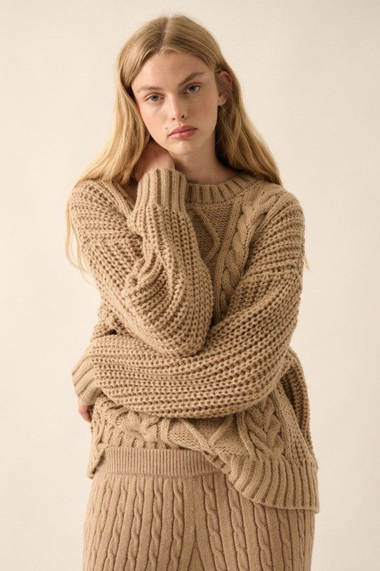 PREMIUM LINE | CABLE KNIT SWEATER