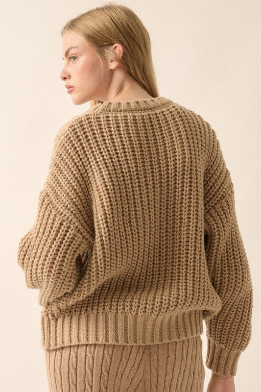 PREMIUM LINE | CABLE KNIT SWEATER