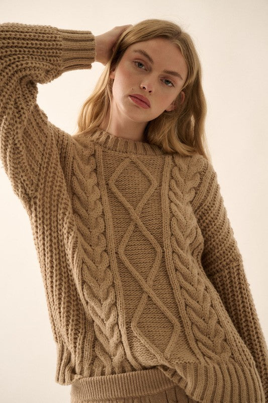 PREMIUM LINE | CABLE KNIT SWEATER