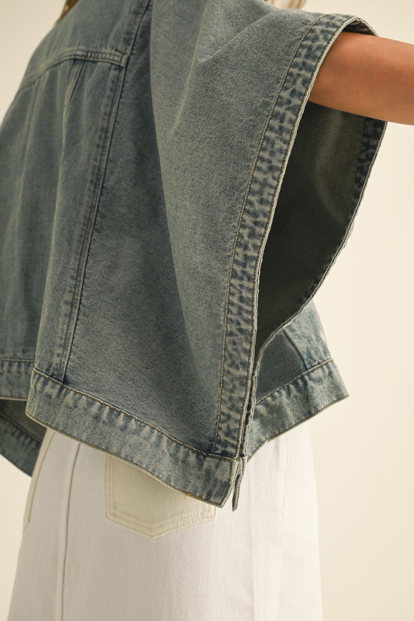 THE CAPE STYLE DENIM JACKET | BEST SELLER