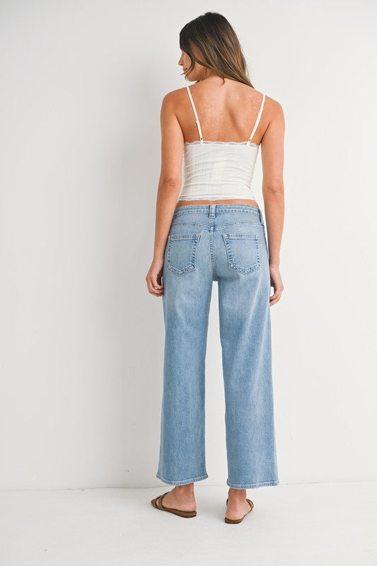 JBD | PETITE SLIM WIDE LEG DENIM