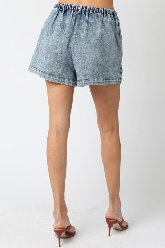 RAI DENIM SHORTS | RESTOCKED