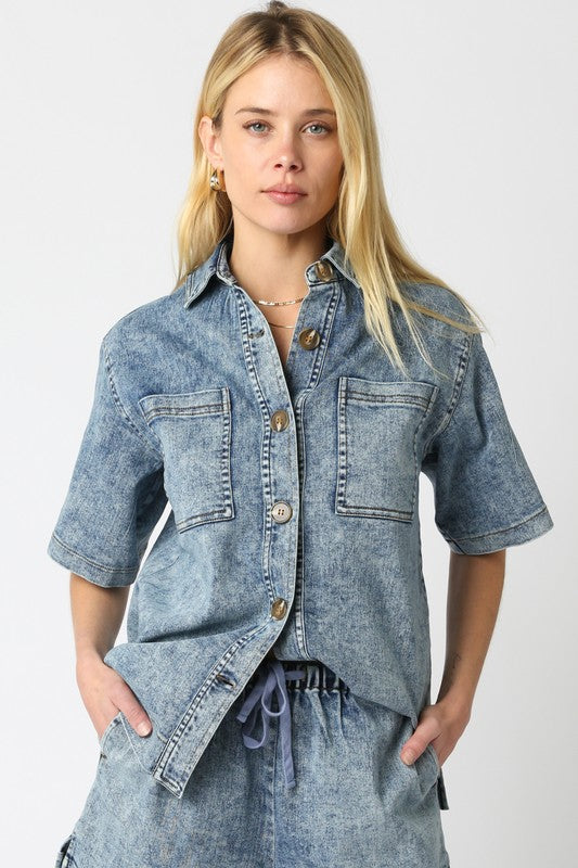 Load image into Gallery viewer, RAI DENIM SHORTS | RESTOCKED
