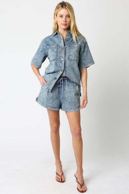 Load image into Gallery viewer, RAI DENIM SHORTS | RESTOCKED
