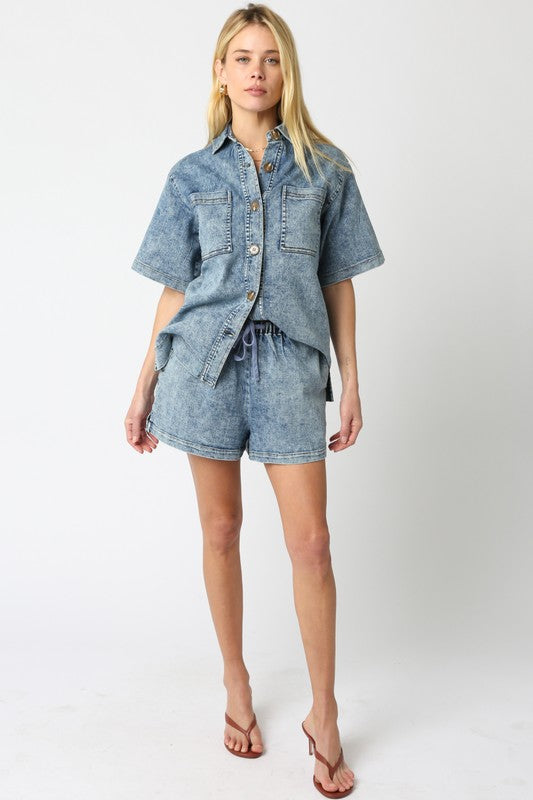Load image into Gallery viewer, RAI DENIM SHORTS | RESTOCKED
