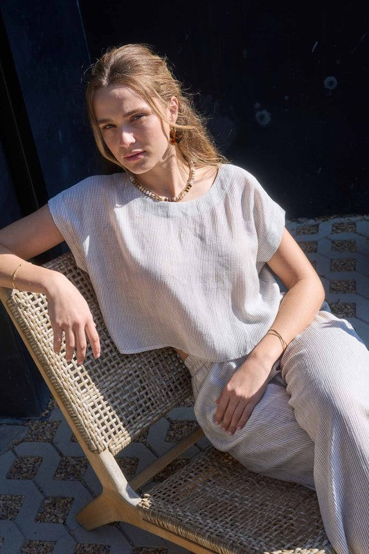 THE STRIPE BACK BUTTON SET