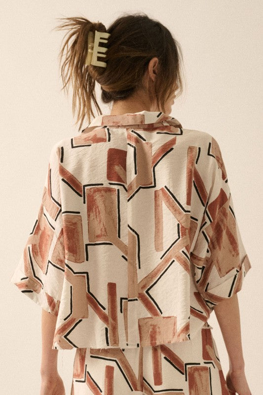 NEW COLOR | THE ABSTRACT PRINT SHIRT