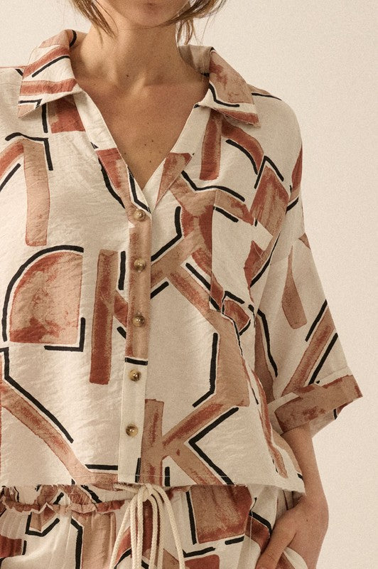NEW COLOR | THE ABSTRACT PRINT SHIRT