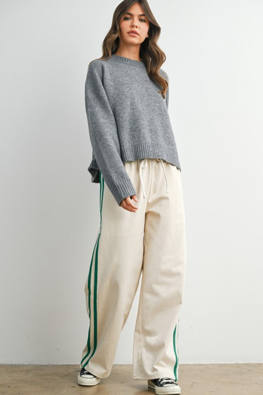 THE TIE BACK SWEATER