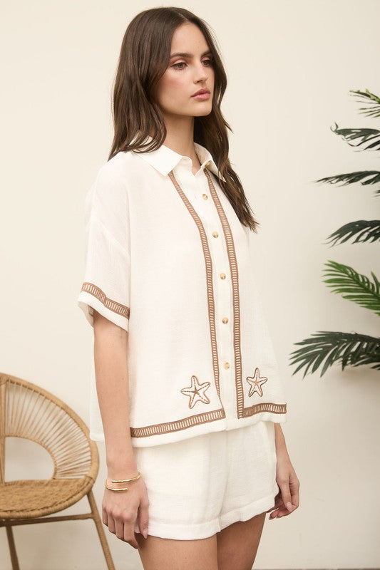 STARFISH EMBROIDERY SET