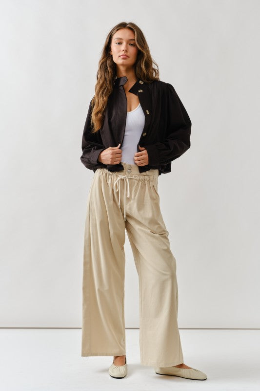 SHORT BALLOON TRENCH JACKET | RESTOCKED