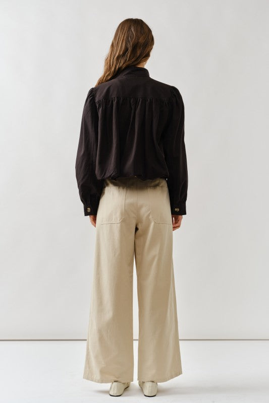 SHORT BALLOON TRENCH JACKET | RESTOCKED