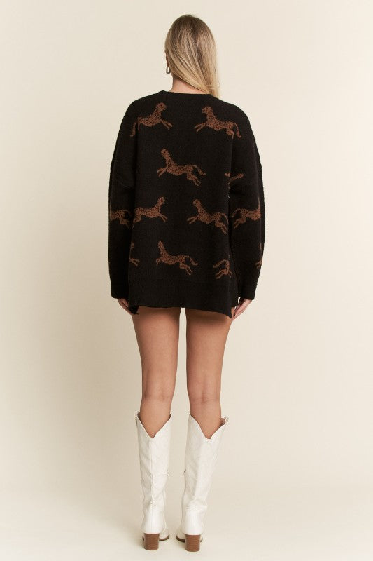 THE CHEETAH KNIT SWEATER | RESTOCKED