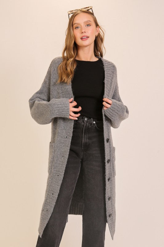 THE CLASSIC BUTTON FRONT CARDIGAN