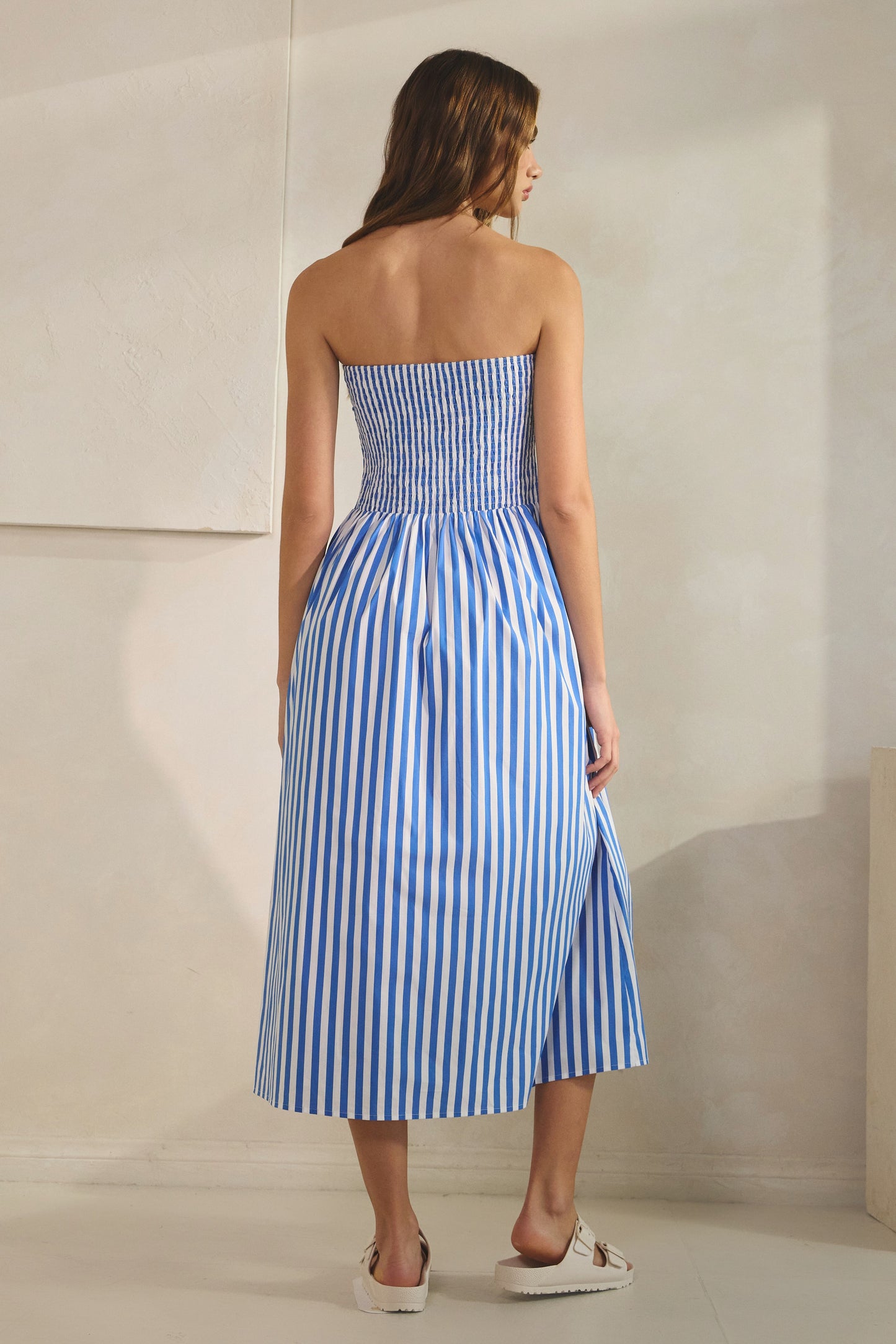 Sadie Striped Midi Dress