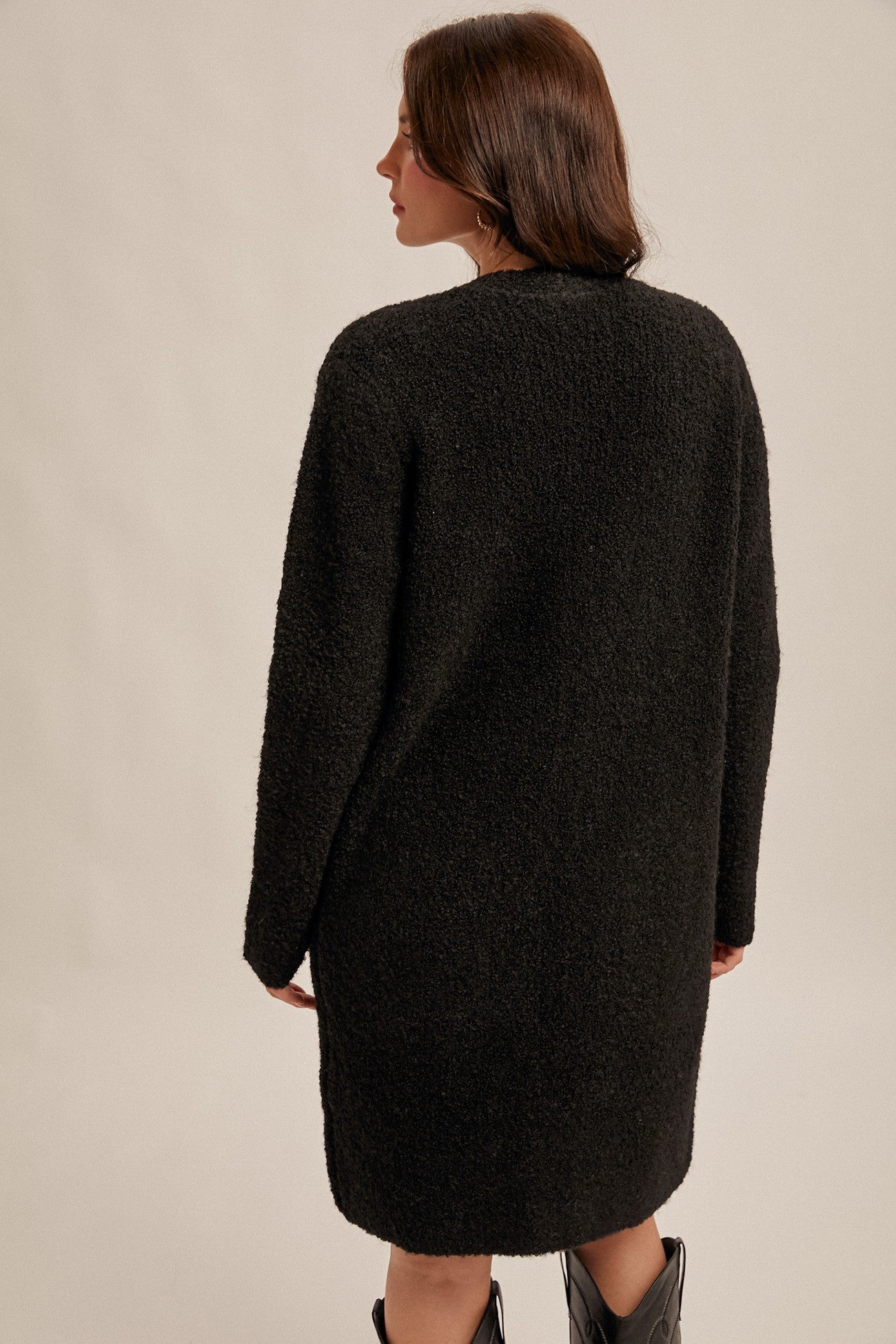 THE BOUCLE SWEATER CARDIGAN