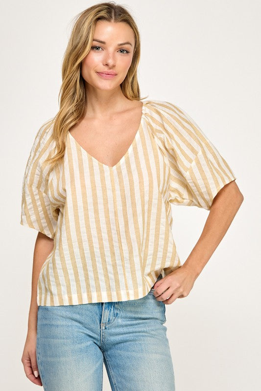 THE SUTTON STRIPE TOP