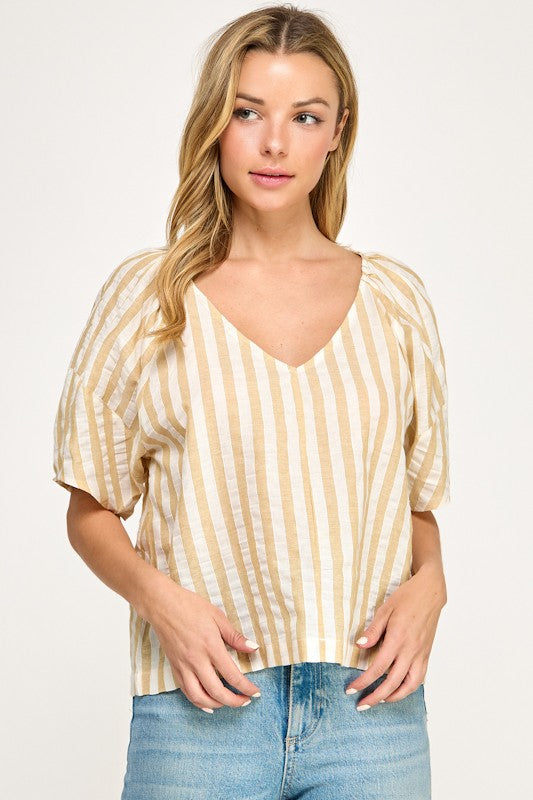 THE SUTTON STRIPE TOP